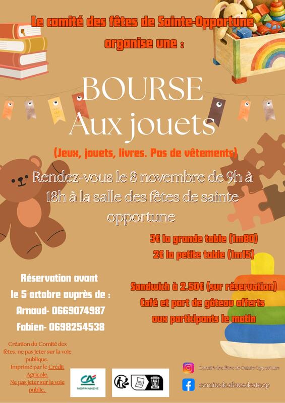 Bourse aux jouets