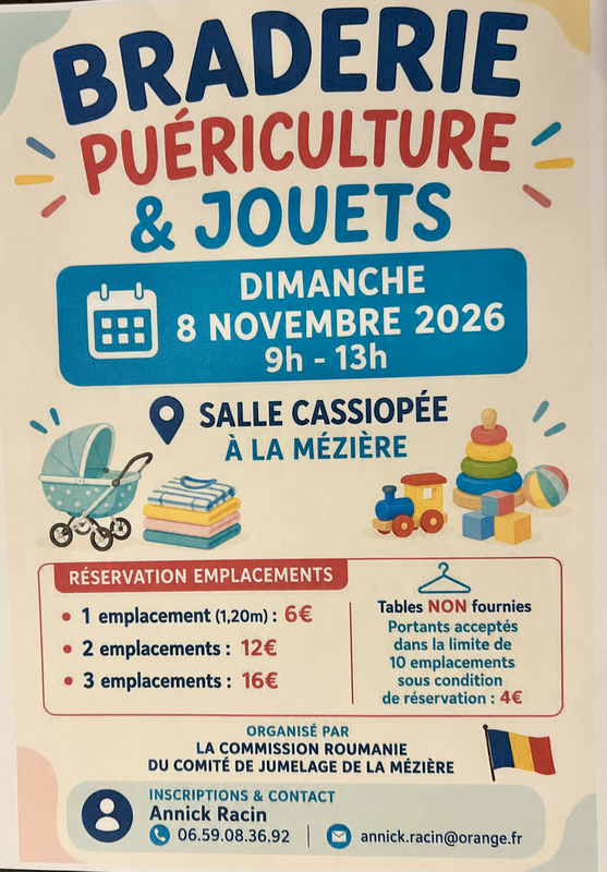 Bourse aux jouets - puériculture