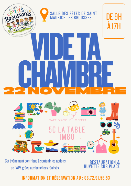 Vide ta chambre