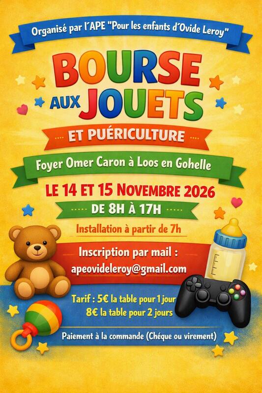 Bourse aux jouets