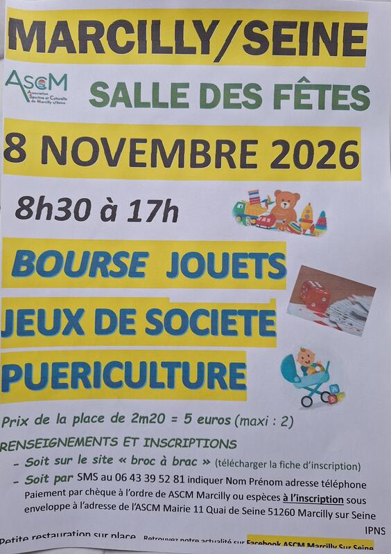 Bourse jouets - jeux de société - puériculture