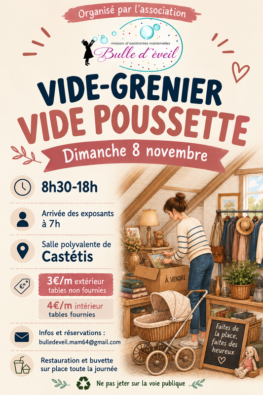 Vide grenier - vide poussette