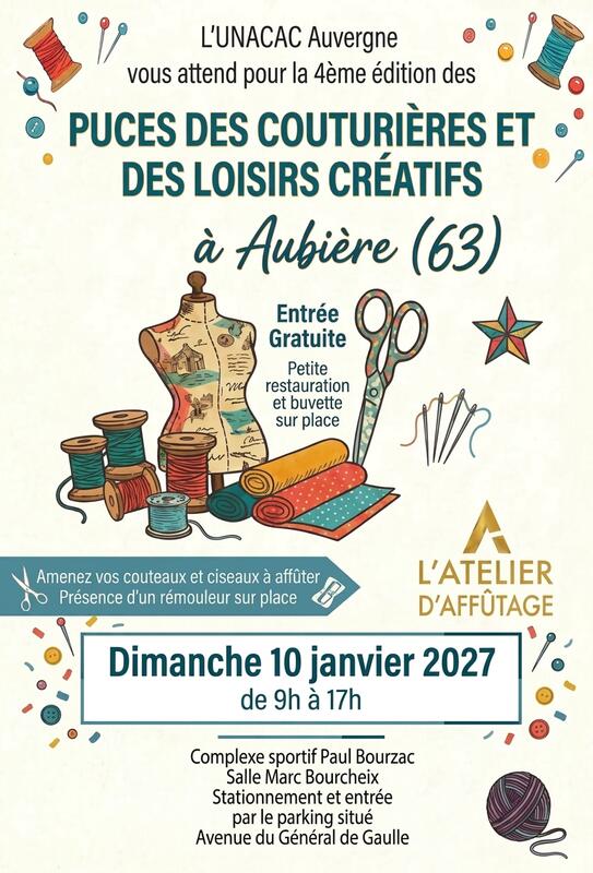 Puces des couturières et des loisirs créatifs - 4ème édition