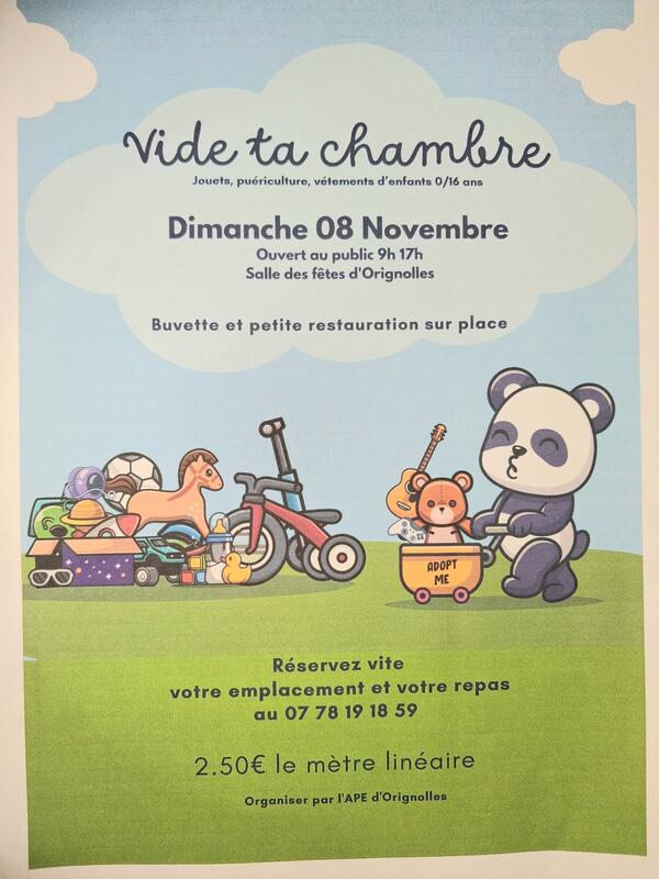 Vide ta chambre