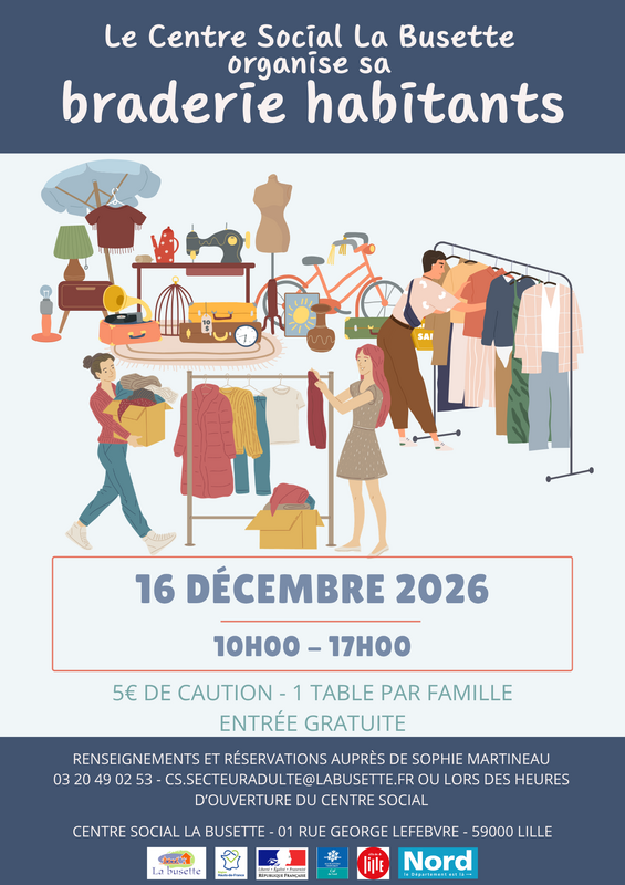 Braderie habitants d'hivers