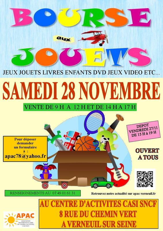 Bourse au jouets de l apac