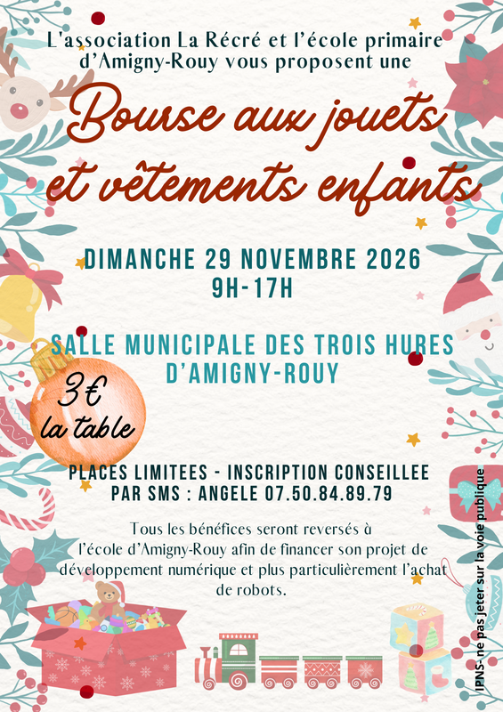 Bourse aux jouets et vetements enfants