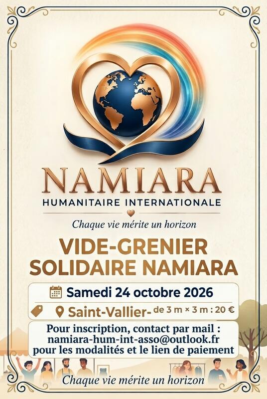 Vide-grenier solidaire namiara - saint-vallier-de-thiey