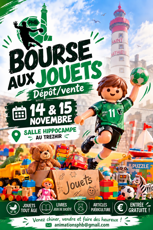 Bourse aux jouets plougonvelin handball