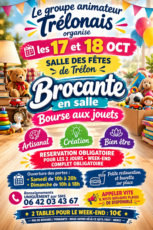 Brocante bourse aux jouets