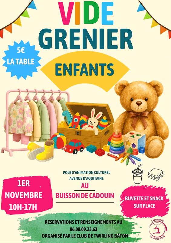 Vide grenier enfants