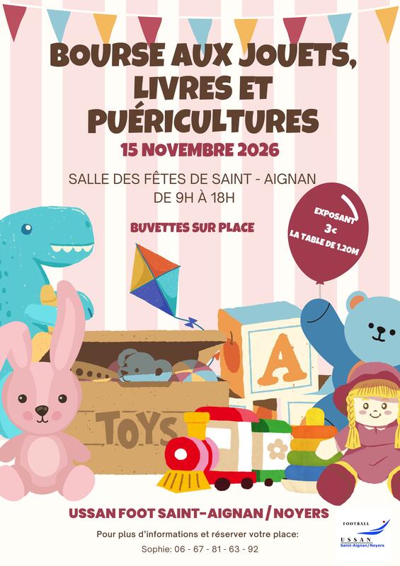 Bourse aux jouets, livres et puériculture