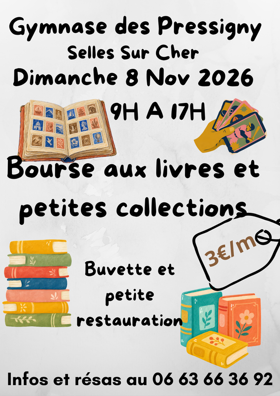 Bourse aux livres et petites collections