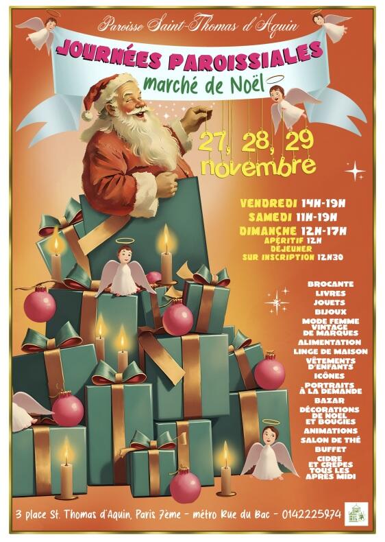 Journées paroissiales - marché de noël - saint thomas d'aquin