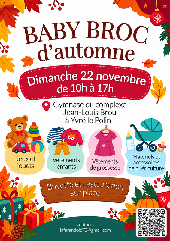 Baby broc d'automne 2026 - yvré le polin