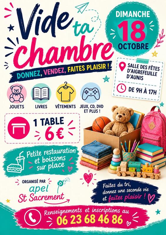 Vide ta chambre