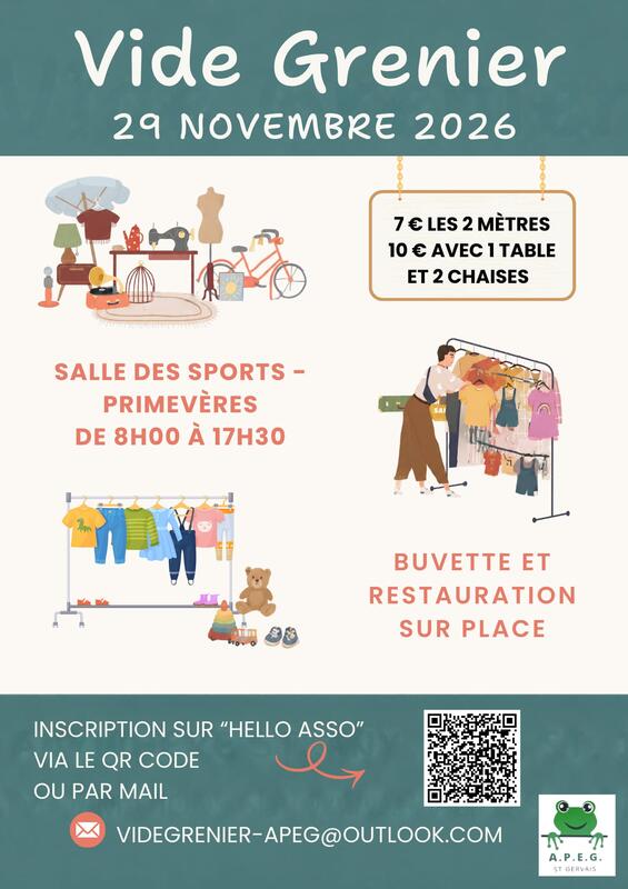 13ème vide-grenier de l'apeg