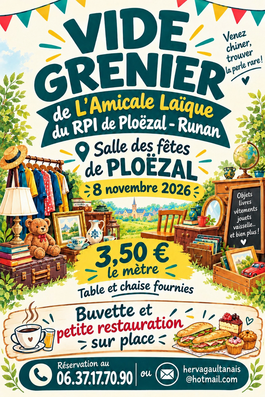 Vide grenier de l'amicale laïque