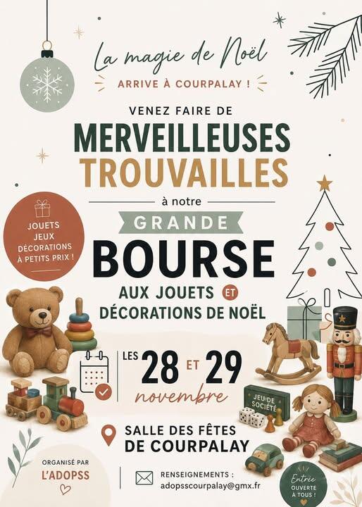 Bourse aux jouets - puériculture - articles de noel