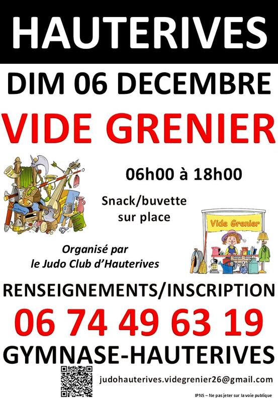 Vide grenier judo club