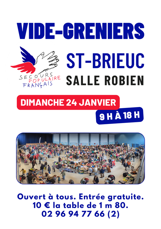 Vide-greniers du secours populaire