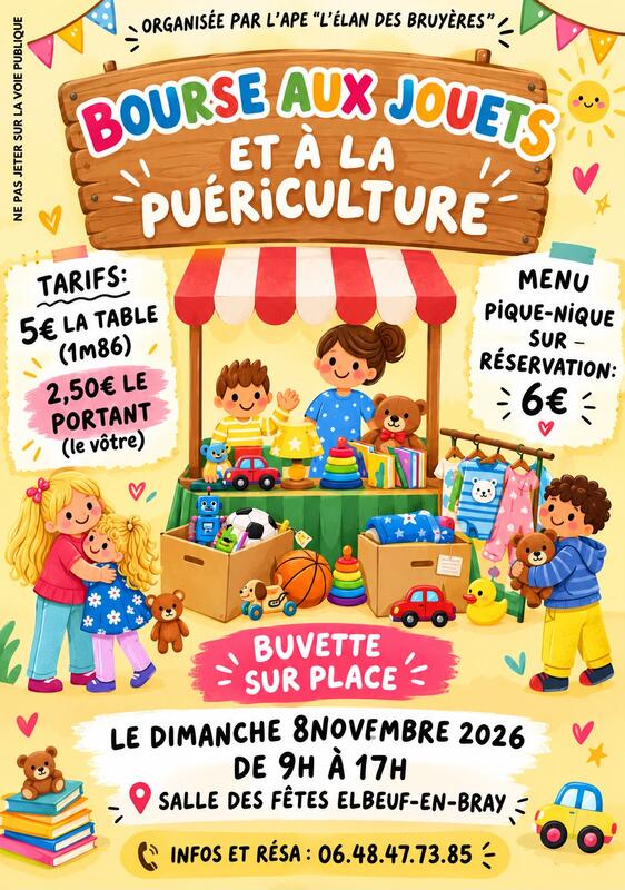 Bourse aux jouets et à la puériculture de l'ape
