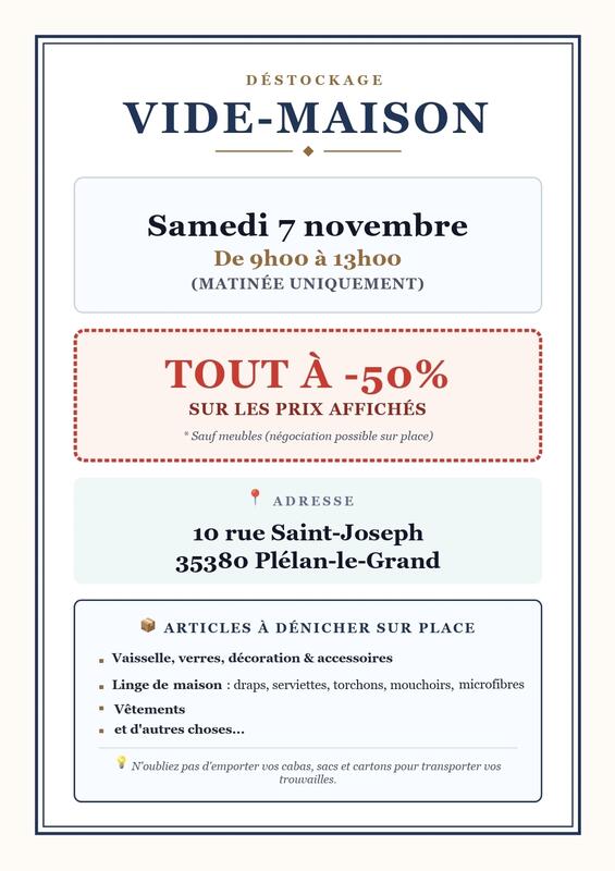 Vide maison