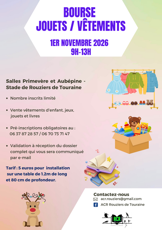 Bourses aux jouet et vêtements