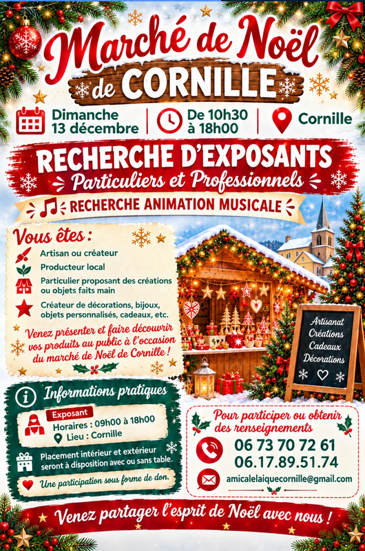 4ème marché de noël de cornille