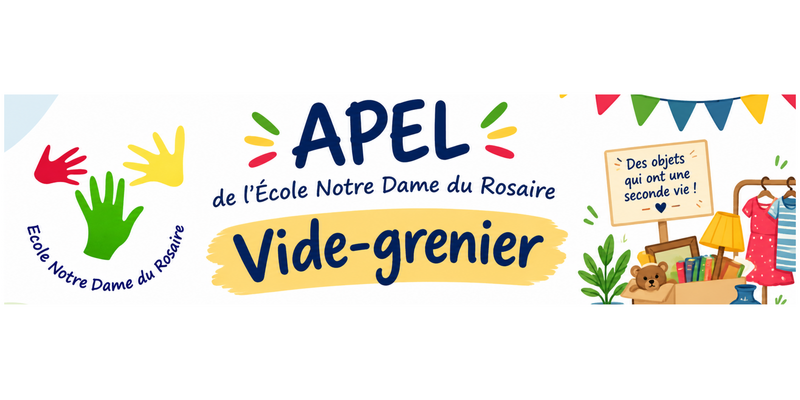 Vide grenier - apel notre dame du rosaire