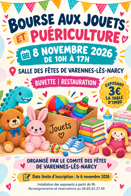 Braderie jouets et puériculture