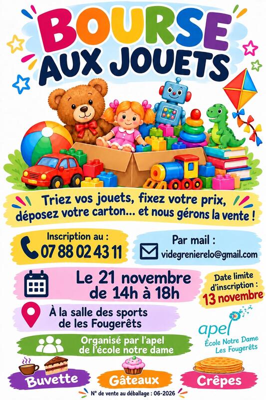 Bourse aux jouets