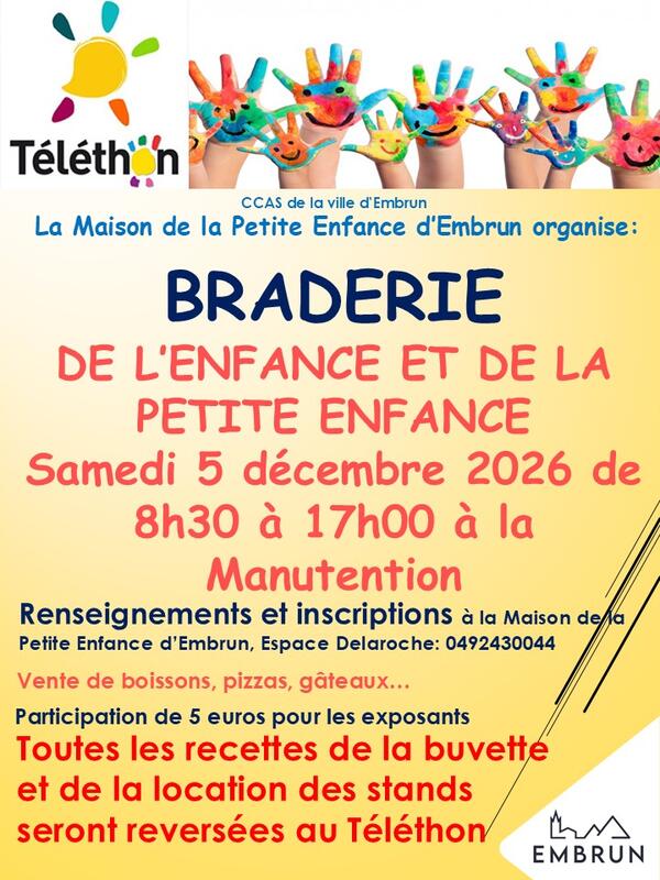 Braderie de l'enfance et de la petite enfance