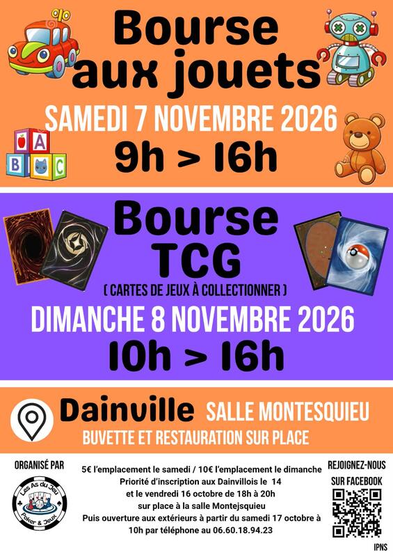 Bourse aux jouets