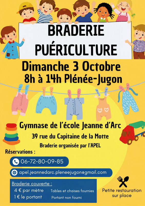 Braderie puericulture