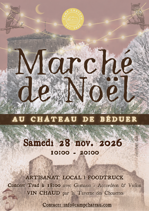 Marché de noël au château