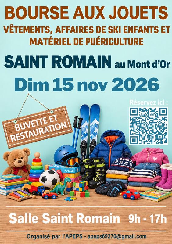 Bourse aux jouets, vêtements enfants, ski et puériculture