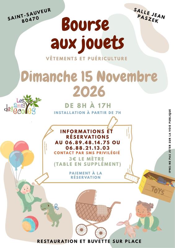 Bourse aux jouets