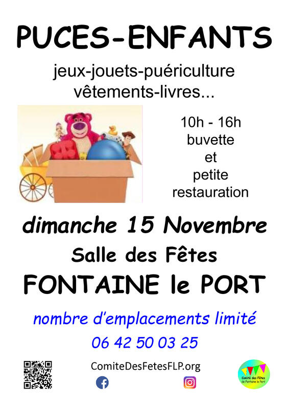 Puces-enfants de fontaine-le-port