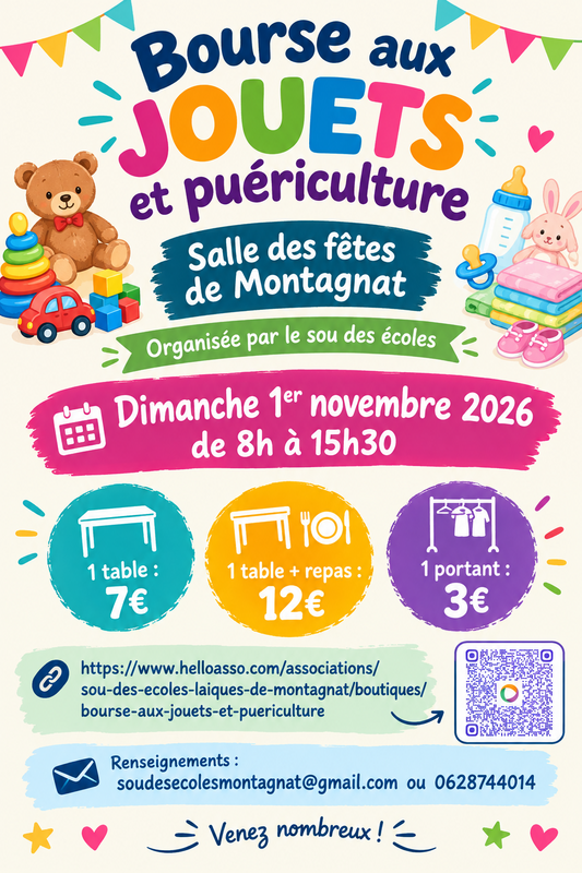Bourse aux jouets et puériculture