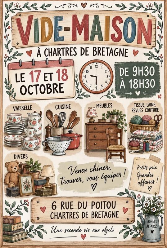 Vide maison chartres de bretagne