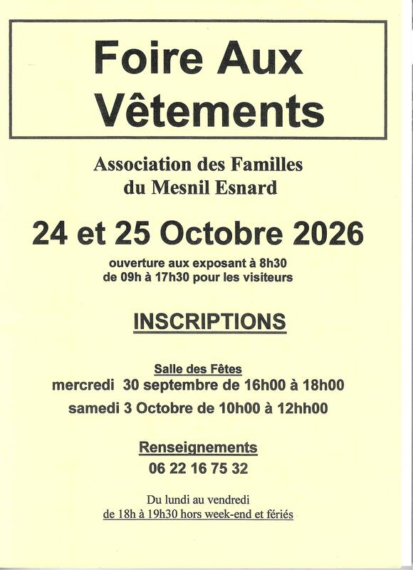 Bourse aux vêtements, jouets et puériculture.