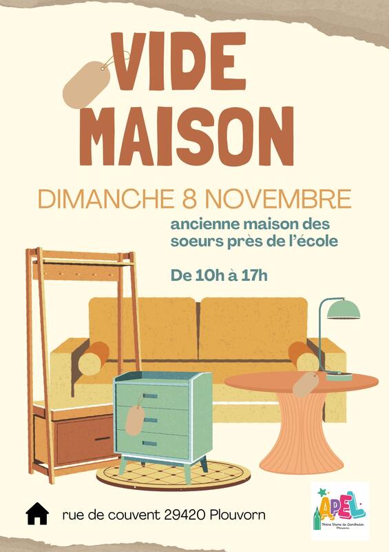 Vide maison des sœurs de l’école