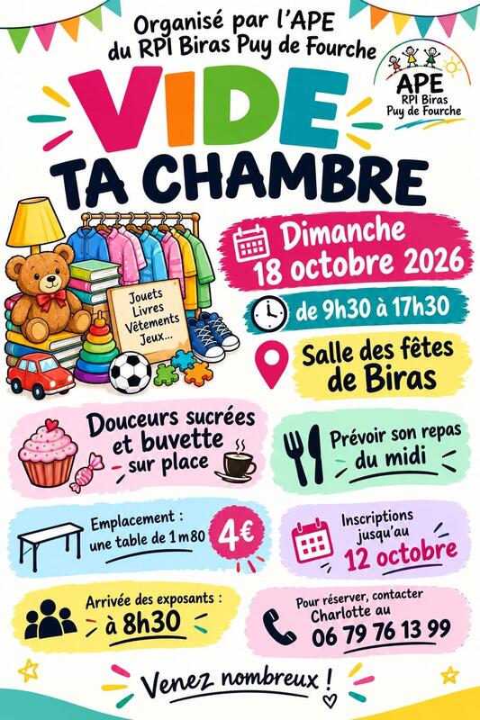 Vide ta chambre