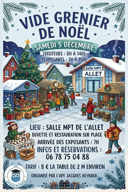 Vide grenier de noël