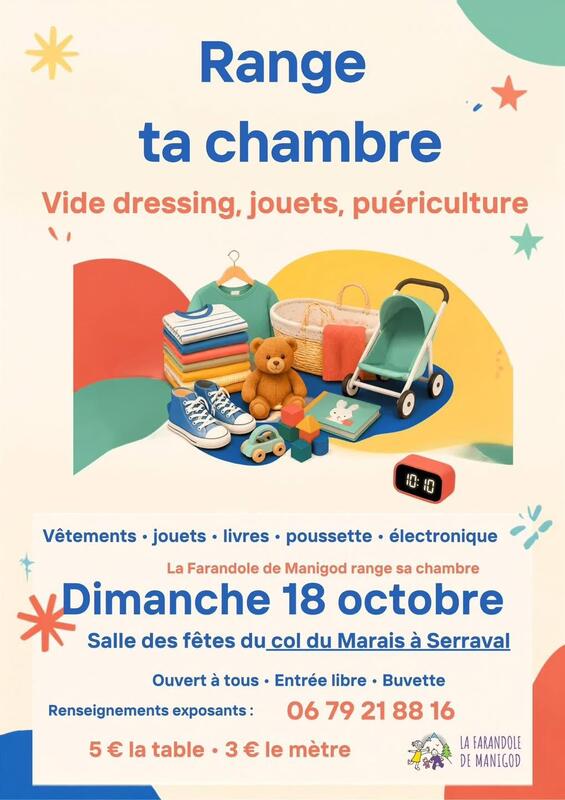 Vide dressing, jouets et puériculture