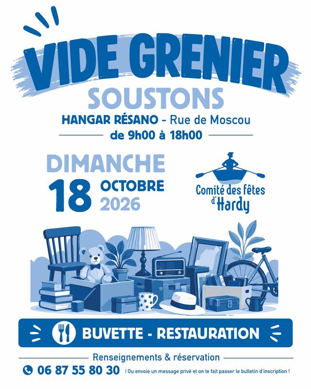 Vide grenier du comité des fêtes d'hardy