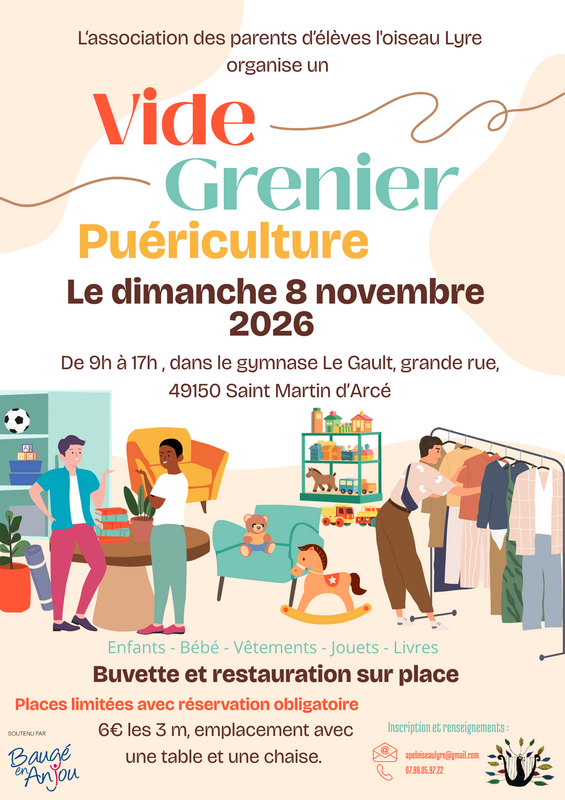Vide grenier "puériculture"