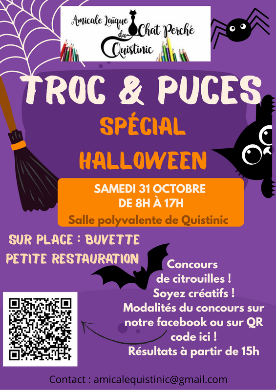 Troc - puces spécial halloween et concours de citrouilles