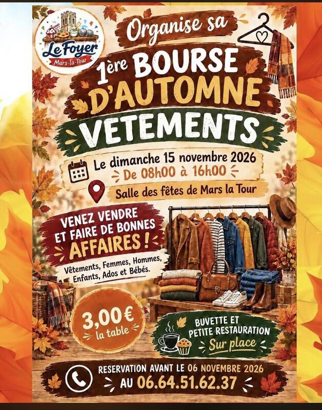 1ère bourse de vêtements